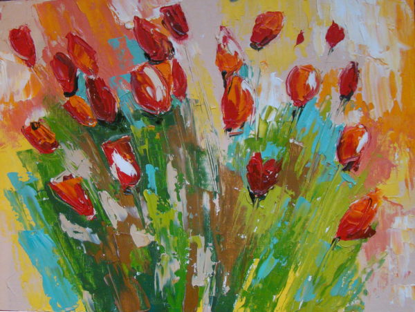 Картины мастихином масло Авангард