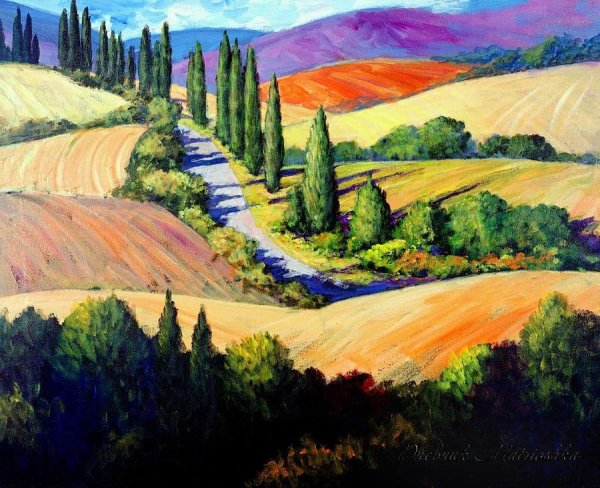 Тоскана прованский пейзаж