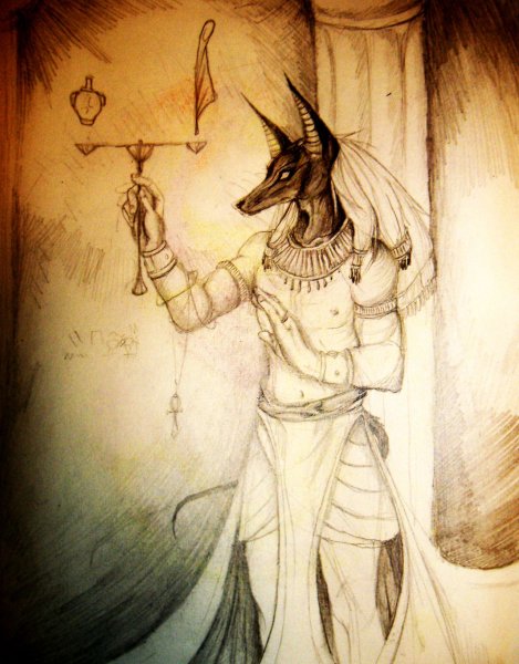 Бог смерти в Египте Анубис