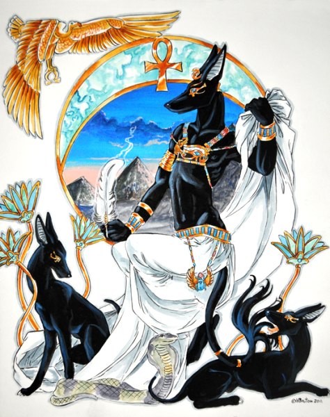 Инпут богиня древнего Египта