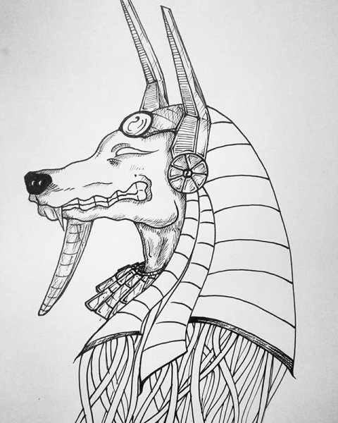 Анубис скетч