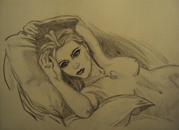 Титаник рисунок цветными карандашами