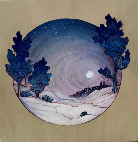 Иллюстрации гуашью