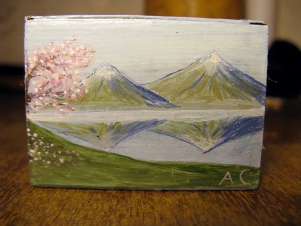 Живопись на спичечных коробках