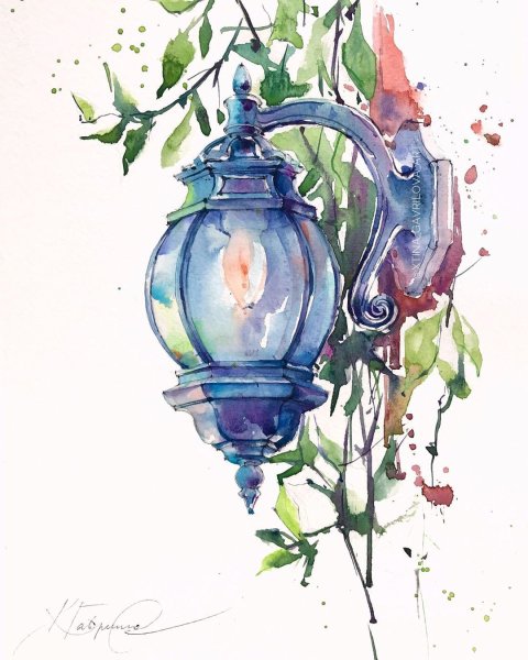 Кристина Гаврилова акварель