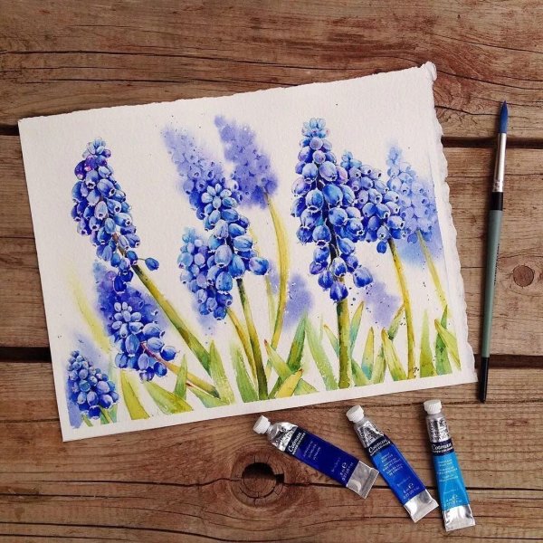 Рисование акварелью для начинающих