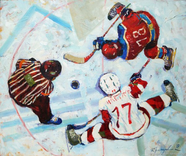 Вратарь хоккей арт