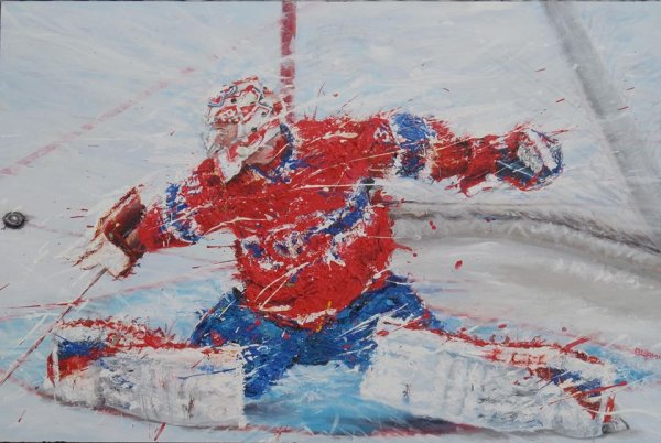 Рисунок на тему хоккей для детей