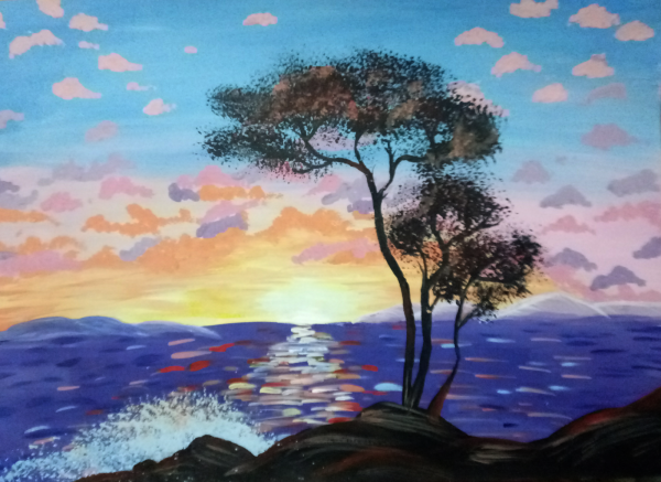 Иллюстрации гуашью