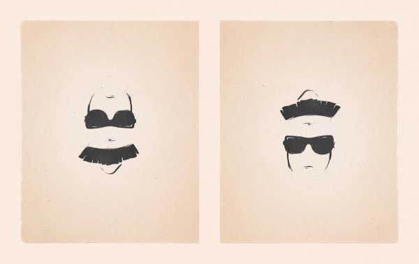 Минималистичные иллюстрации людей