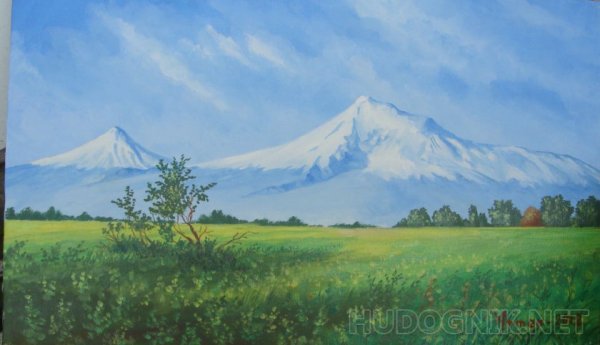 Долина Арарат маслом