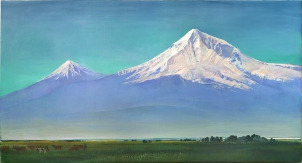 Гора Арарат нарисовать
