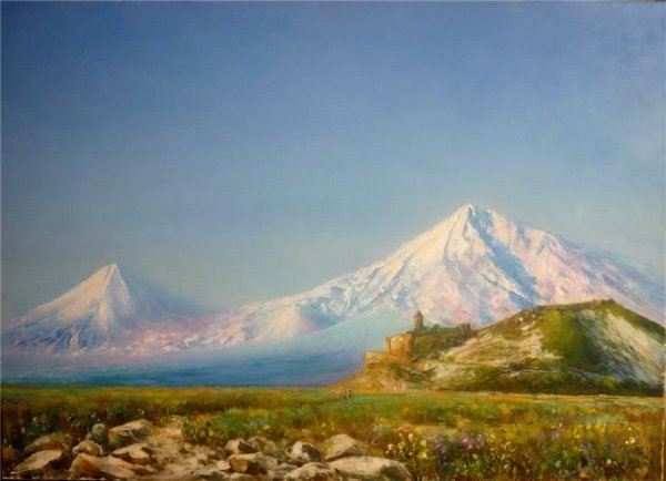 Пейзаж горы Арарат