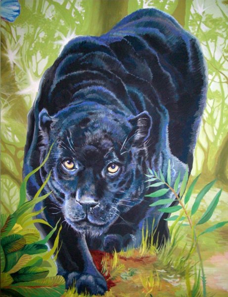 Пантера живопись