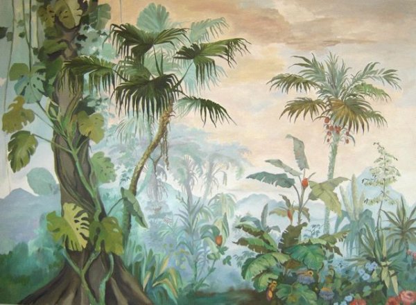 Affresco Дикие джунгли