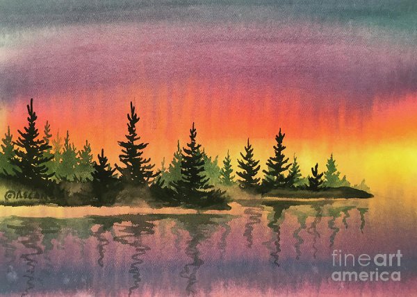 Картина закат