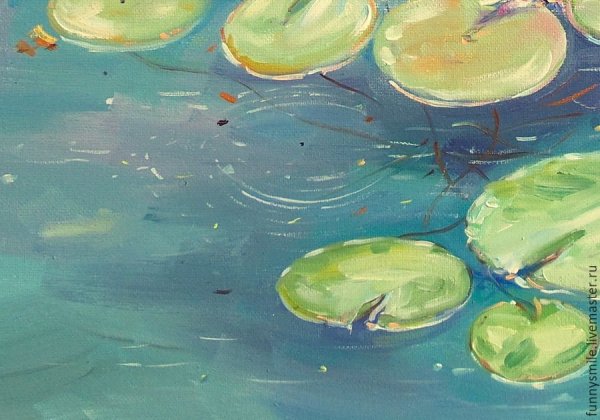 Круги на воде живопись