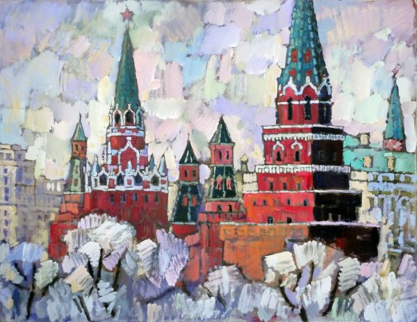 Кремль рисунок