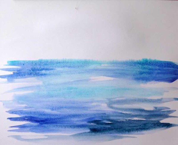 Вода гуашью