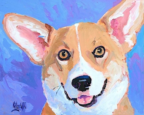 Корги НАРИСОНАВА