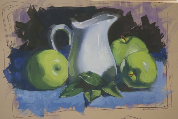 Живопись гуашью