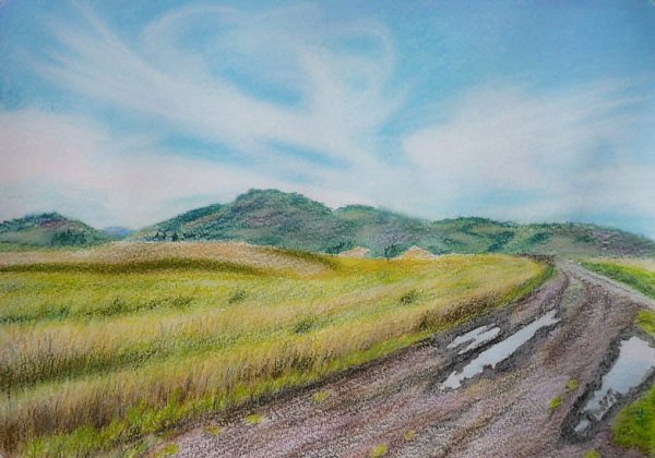 Дорога гуашью