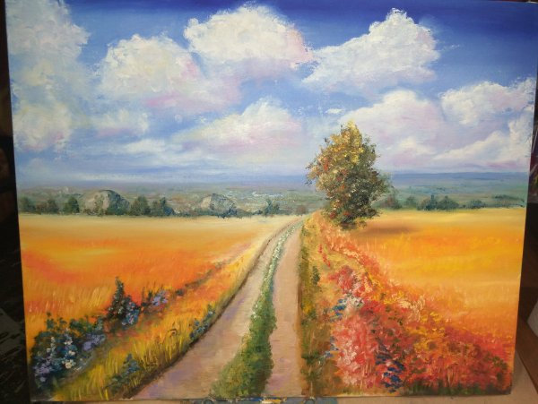 Пейзажи с перспективой живопись