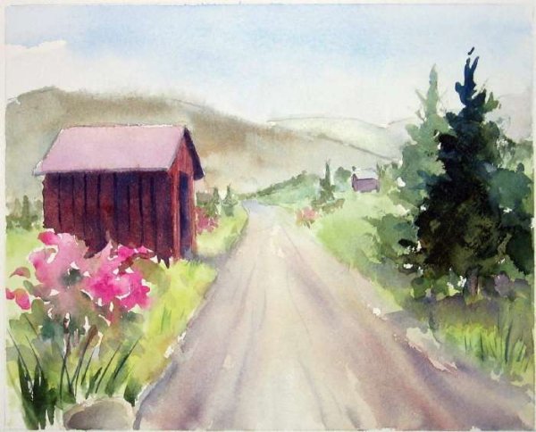 Световоздушная перспектива в пейзаже