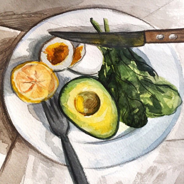 Еда для рисования