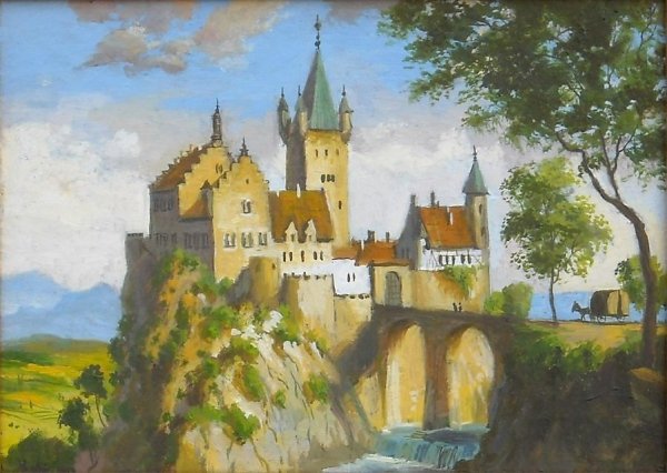 «Пейзаж с замком», 1839 год