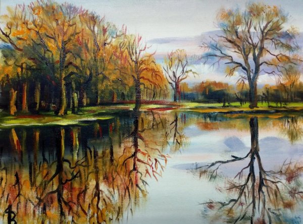 Картины с отражением в воде