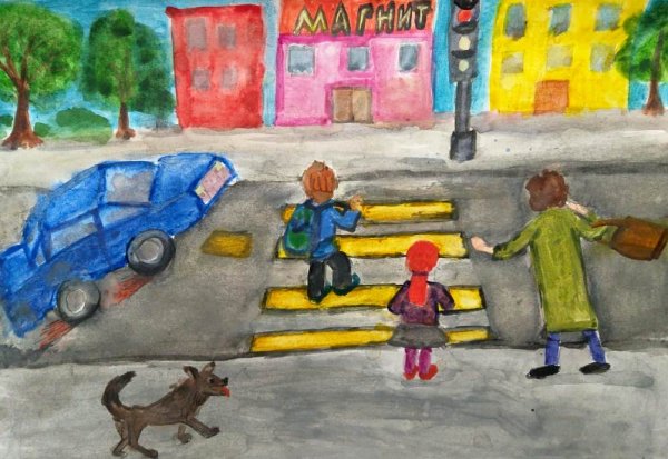 Дорожная мозаика конкурс рисунков