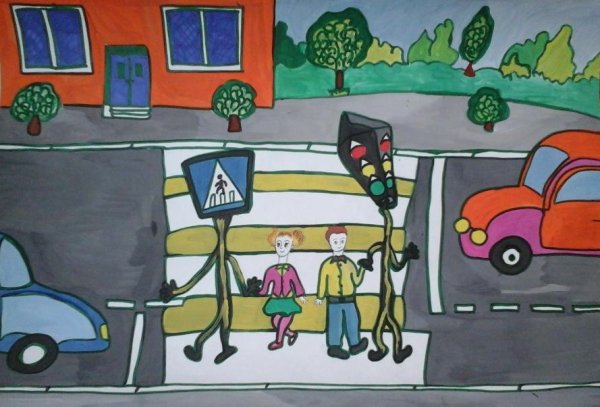 Безопасная дорога глазами детей