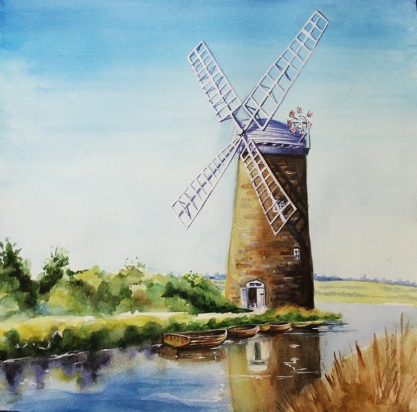 Саврасов ветряная мельница