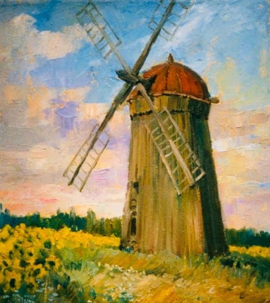 Саврасов ветряная мельница