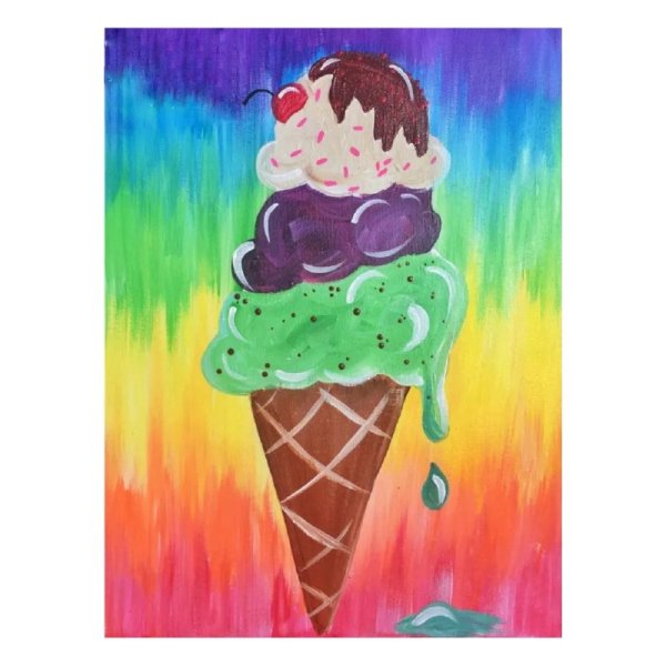 Мороженое в живописи