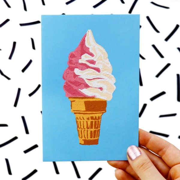 Мороженое рисунок