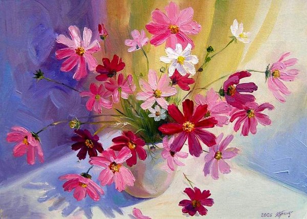 Художник Людмила Ковалева космеи