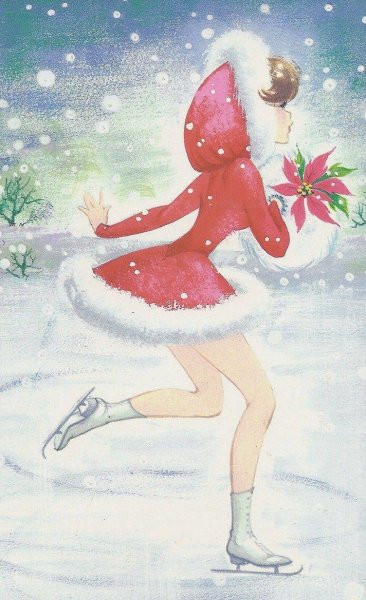 Девочка на коньках