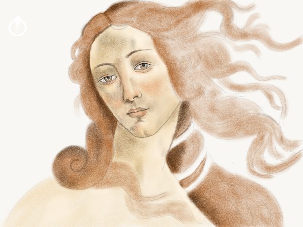 Боттичелли рождение Венеры скетч