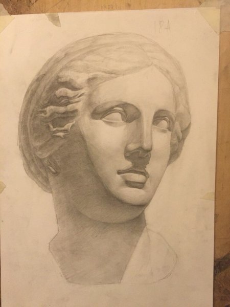 МАРХИ гипсовая голова Венеры