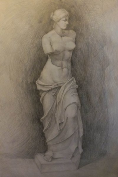 Венера Милосская живопись Академическая