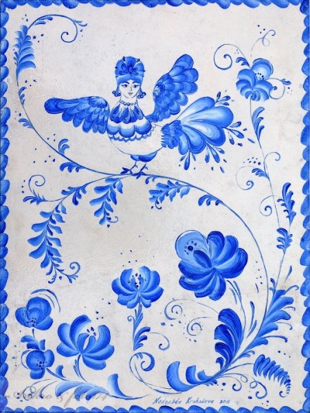 Гжель Наброски