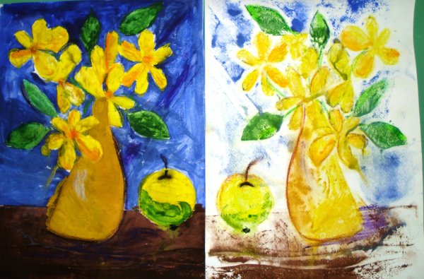 Натюрморт работы детей