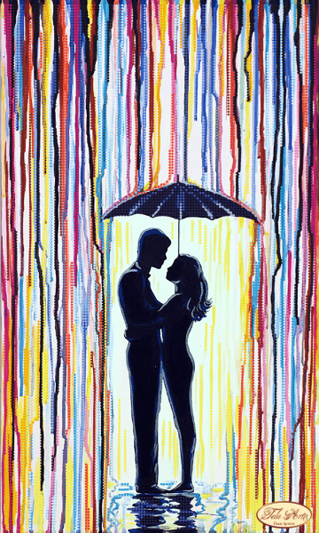 Любовь акварель