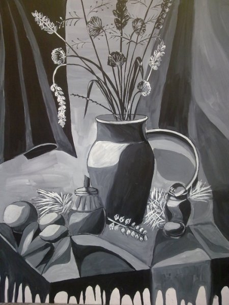 Монохромный натюрморт