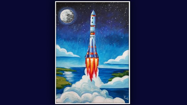 Космос рисунок