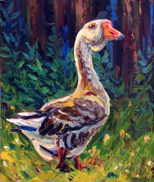 Гуси в живописи