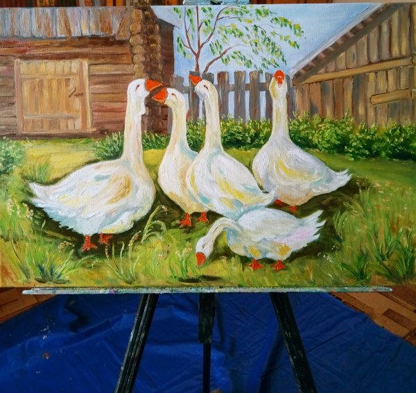 Гусь деревенский