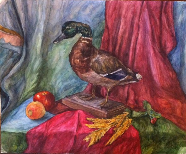 Натюрморт с чучелом